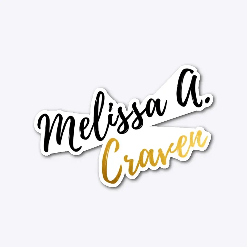 Melissa A. Craven Author Sticker