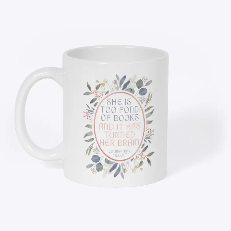 Too Fond of Books Mug